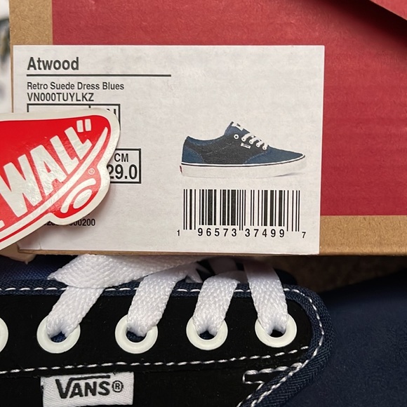 Vans Men’s Atwood
Retro Suede Dress Blues
VN000TUYLKZ Sneakers - Picture 14 of 16